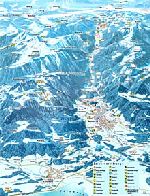 Skigebietskarte der Region Aschau